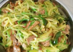 南瓜丝炒肉
