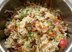 素炒腊味饭的做法图解4