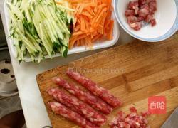 素炒腊味饭的做法图解1