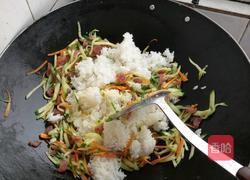 素炒腊味饭的做法图解3