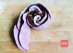 玫瑰花蒸饺的做法的做法图解11