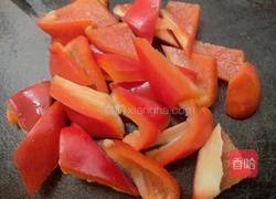 炒红椒西兰花的做法图解5