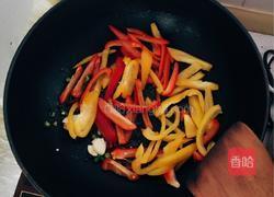 家常彩椒炒豆干的做法图解2