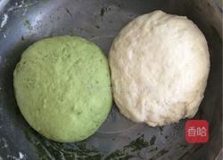青汁花卷的做法图解4