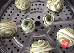 青汁花卷的做法图解10