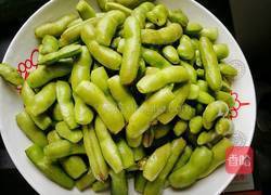 十三香卤水毛豆的做法图解1