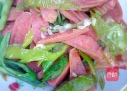 香肠炒辣椒的做法图解5