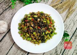 酸菜炒毛豆的做法图解7