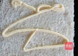 鸡蛋火腿三明治的做法图解3