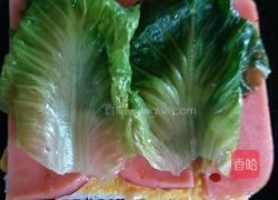 鸡蛋火腿三明治的做法图解5