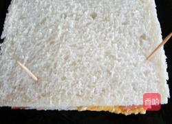 鸡蛋火腿三明治的做法图解6