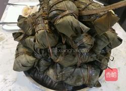 粽子 (猪肉咸蛋绿豆花生干贝虾米)的做法图解20
