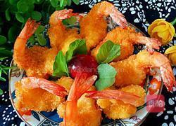 炸凤尾大虾的做法图解8