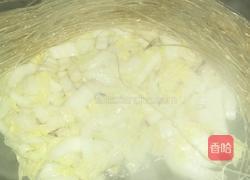 白菜炒红薯粉的做法图解3