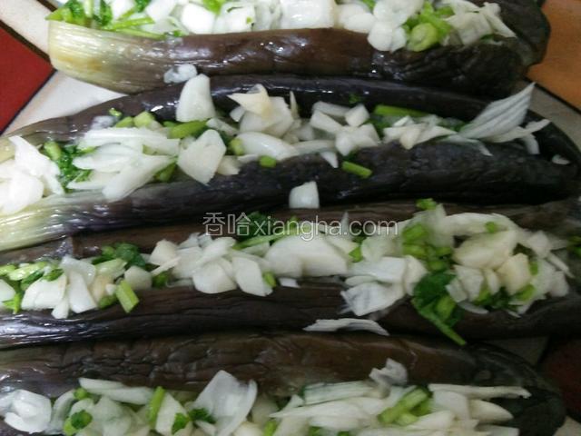 把香菜蒜末夹在中间，做好后放在玻璃瓶中，冰箱冷藏，吃多少拿多少