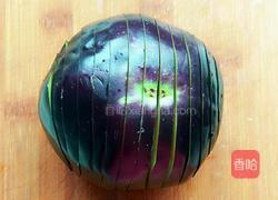 菊花茄子的做法图解2