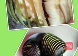 菊花茄子的做法图解4