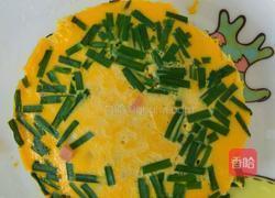 韭菜火腿蒸蛋的做法图解4