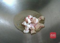猪油渣炒蚕豆的做法图解3