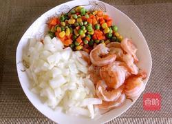 虾仁炒什锦鸡蛋的做法图解3