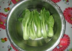 香菇油菜的做法图解1