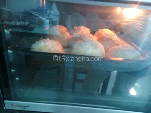 中层烤180度20分钟左右，视情况盖上锡纸