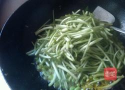 素炒薯杆的做法图解4