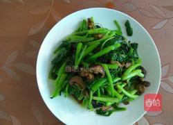青菜炒香菇的做法图解5