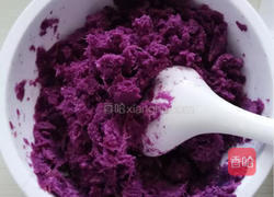 紫薯白糖花生红枣包子的做法图解3