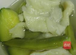 筋豆小瓜面块的做法图解8