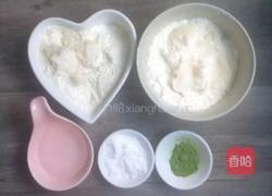抹茶蛋黄酥的做法图解1