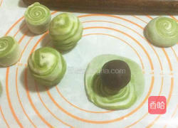 抹茶蛋黄酥的做法图解10