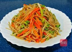 肉絲炒大豆芽菜的做法图解8