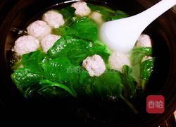 木耳菜肉丸汤的做法图解9