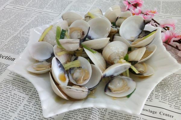 清蒸白蚬子