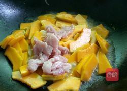 南瓜炒肉片的做法图解5