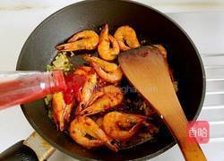 干烧香辣开背虾的做法图解13