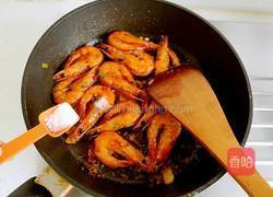 干烧香辣开背虾的做法图解15