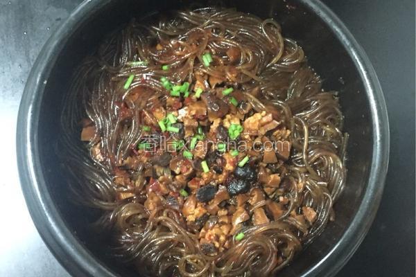 自制肉末粉丝