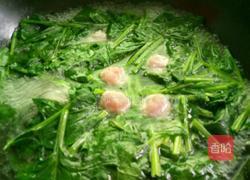 菠菜丸子汤的做法图解7