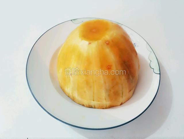 南瓜削皮洗净