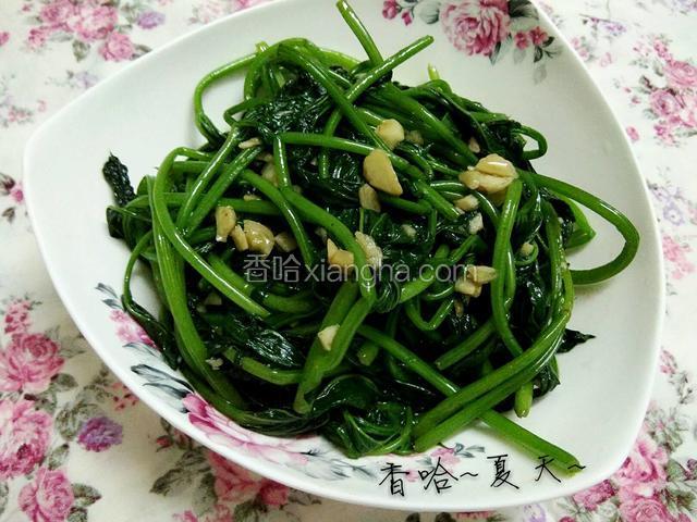蒜蓉红薯叶