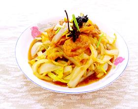 油面筋炖白菜[图]