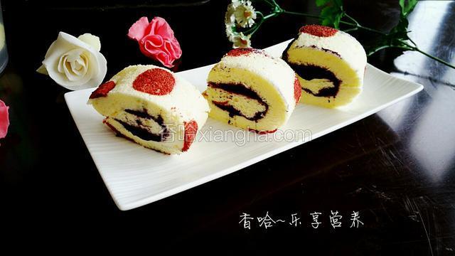 蓝莓蛋糕卷