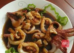 蒜香鱿鱼的做法图解9