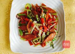 火腿炒西芹的做法图解7