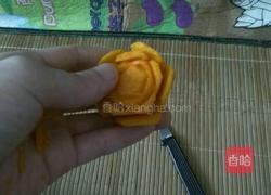 白焯南瓜黄牙白苹果拼盘（成双成对）的做法图解2