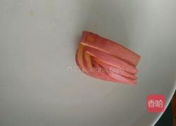 白焯南瓜黄牙白苹果拼盘（成双成对）的做法图解4