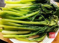 白灼菜心的做法图解2