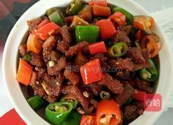 青红辣子肉的做法图解9